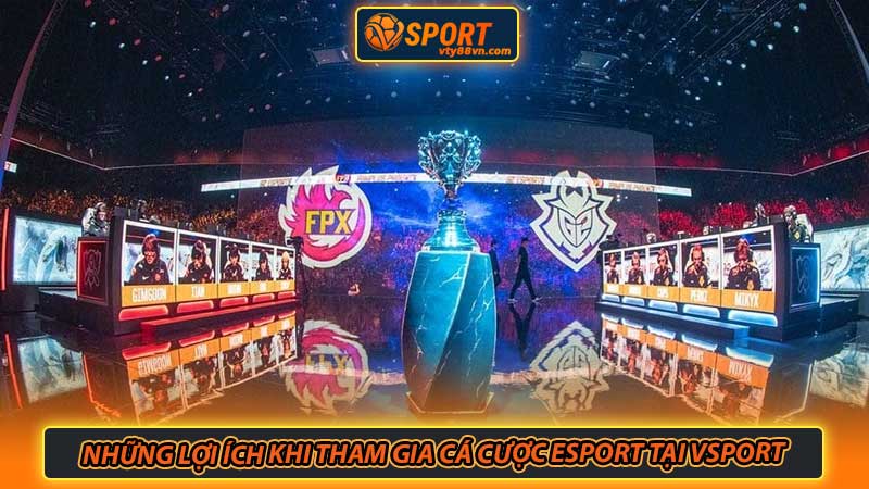 Những lợi ích khi tham gia cá cược Esport tại Vsport